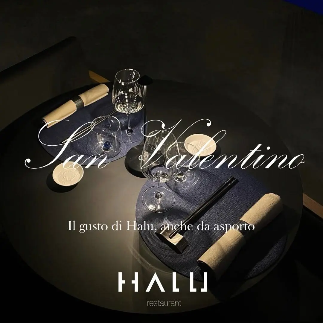 Tavolo apparecchiato HALU per una cena speciale